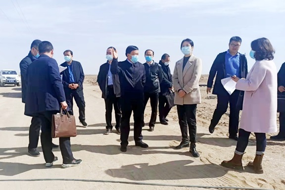 黨委書(shū)記、董事長(zhǎng)劉興斌到金塔縣調(diào)研